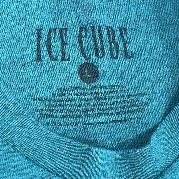 Ice Cube Graphic T Shirt Mens Large Green Hip Hop Streetwear - Picture 2 of 5